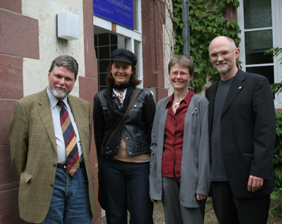Der Vorstand: von links: Dr. Albert Gier, Margit Brendel, Beate Klotzenburg und Meinherd Saremba